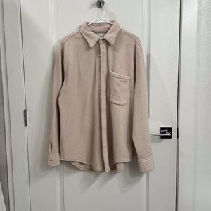 Womens TNA Fleece button up